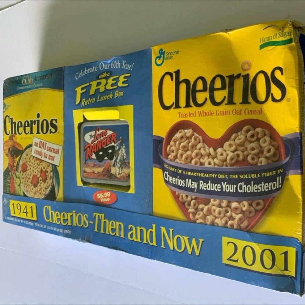 Cheerios Cereal Box Cut Outs Lone Ranger‎ Rides Again Mask Set Of Two - Picture 7 of 7
